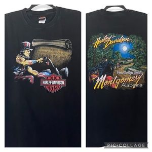Double-sided Harley-Davidson Montgomery, AL Tee XL